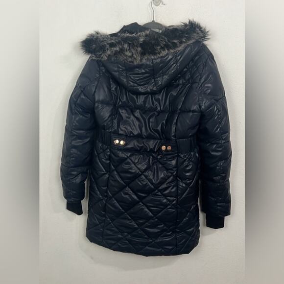 Nicole Miller NM125X Navy Blue Puffer Coat Size 2XL - Picture 6 of 13